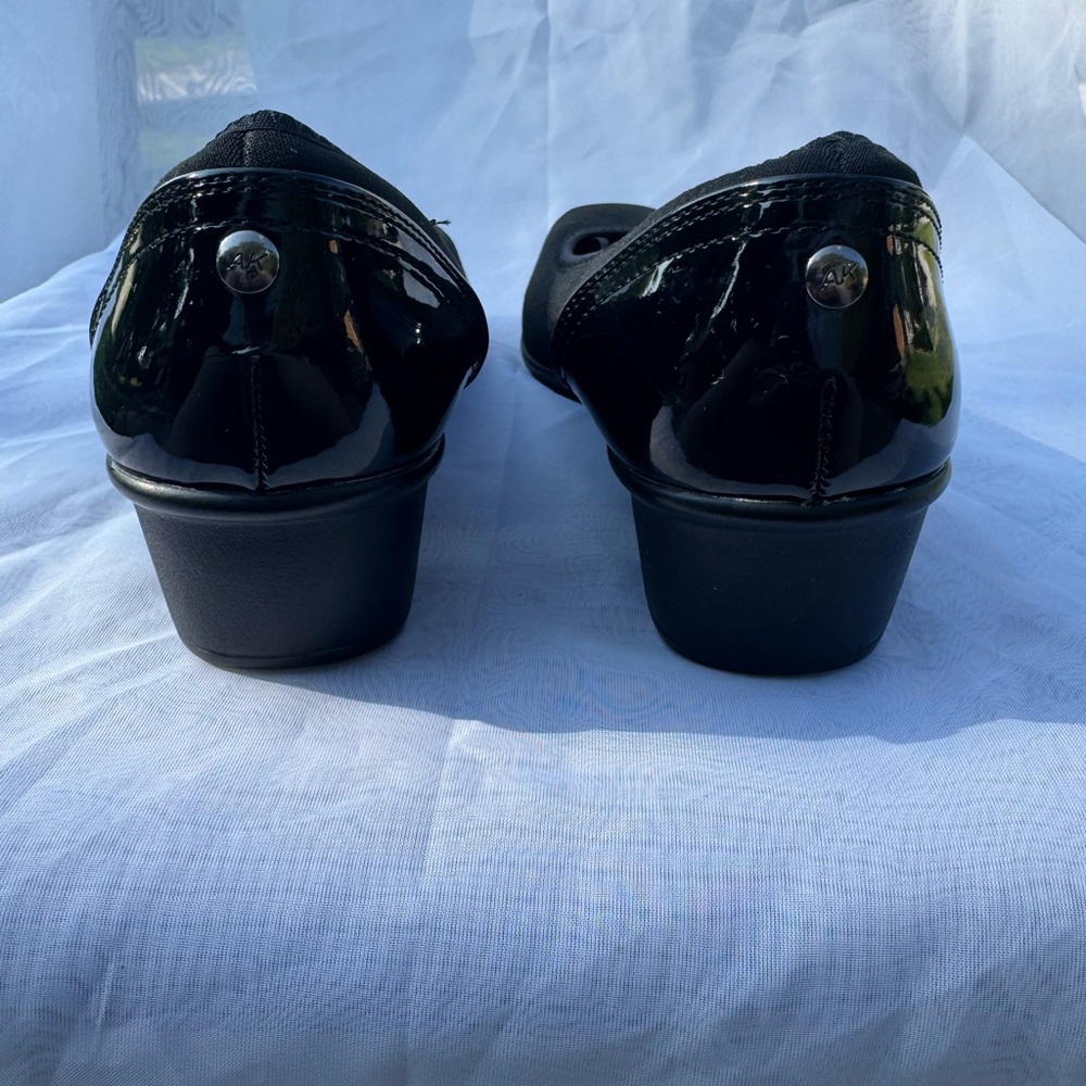 Anne Klein Black‎ Square-Toe wedged heel - Picture 4 of 5